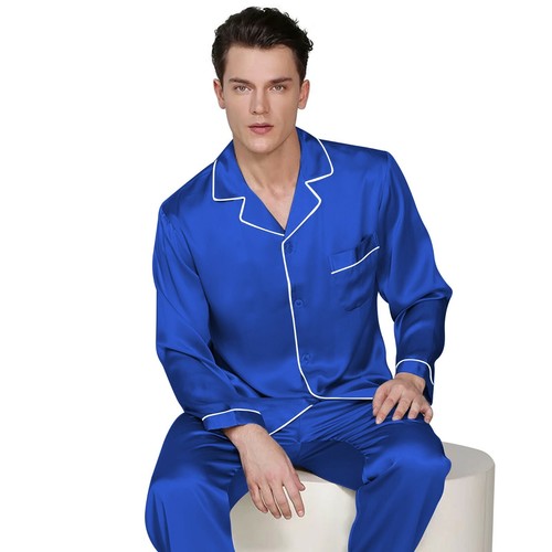 Mens silk satin pajama - set,